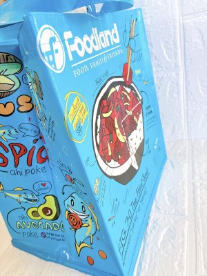 画像3: 【Food Land /フードランド】エコバッグ：ポキボウル