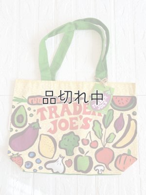画像1: 【Trader Joe's/トレーダージョーズ】エコバッグ：フルーツ＆ベジタブル