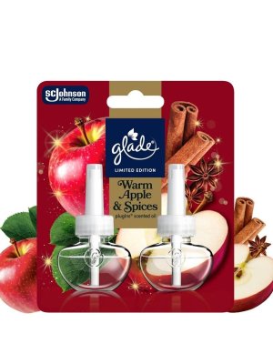 画像1: 【glade】プラグインオイルリフィル(2個入)：ウォームアップル＆スパイス