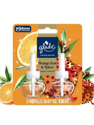 画像1: 【glade】プラグインオイルリフィル(2個入)：オレンジゼスト＆クローブ