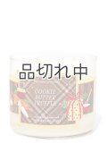 【Bath&BodyWorks】3-wickキャンドル（14.5oz）：クッキーバタートリュフ