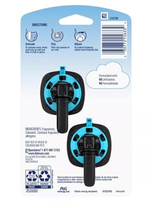 画像5: 【USファブリーズ】車用芳香剤(2個入り)：トロピカルブレンド