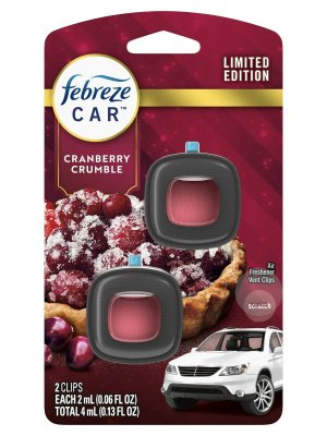 画像1: 【USファブリーズ】車用芳香剤(2個入り)：クランベリークランブル