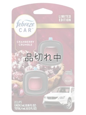 画像1: 【USファブリーズ】車用芳香剤(2個入り)：クランベリークランブル