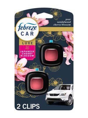 画像1: 【USファブリーズ】車用芳香剤(2個入り)：ジャパニーズチェリーブロッサム