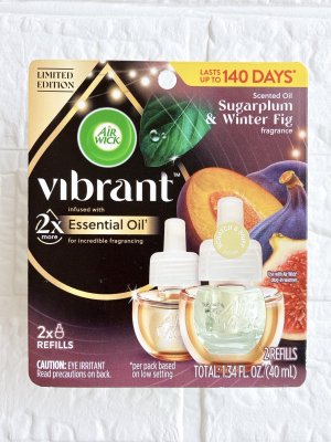 画像1: 【エアーウィック】プラグインオイルリフィル(2個入)：シュガープラム＆ウィンターフィグ