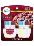 【USファブリーズ】プラグインオイルリフィル(2セット入)：クランベリークランブル