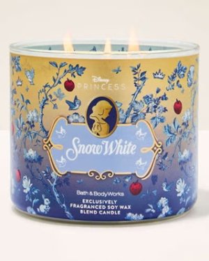 画像2: 【Bath&BodyWorks】《Disney Princessコラボ》3-wickキャンドル（14.5oz）：Snow White (スノーホワイト)