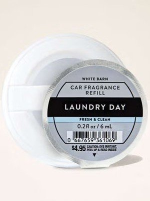 画像1: 【Bath&BodyWorks】カーフレグランス詰替リフィル：ランドリーデイ