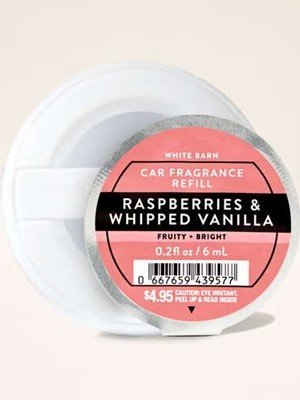 画像1: 【Bath&BodyWorks】カーフレグランス詰替リフィル：ラズベリー＆ホイップバニラ