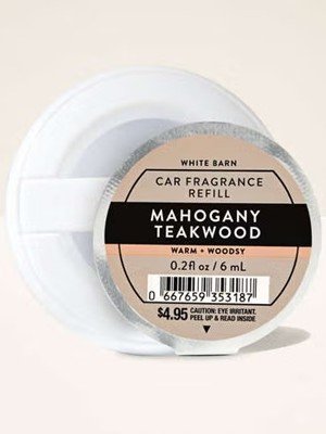 画像1: 【Bath&BodyWorks】カーフレグランス詰替リフィル：マホガニーティークウッド