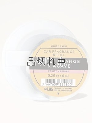 画像1: 【Bath&BodyWorks】カーフレグランス詰替リフィル：スイートオレンジ＆アガベ
