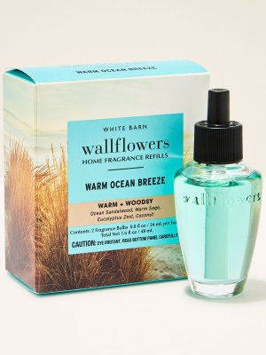 画像1: 【Bath&BodyWorks】Wallflowers詰替リフィル(2個入り)：ウォームオーシャンブリーズ