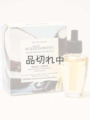 画像1: 【Bath&BodyWorks】Wallflowers詰替リフィル(2個入り)：バニラココナッツ