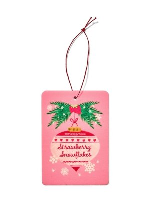 画像1: 【Bath&BodyWorks】ハンギングフレグランスディフューザー(吊り下げ)：ストロベリースノーフレーク