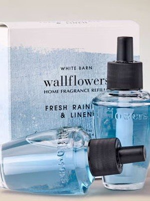 画像2: 【Bath&BodyWorks】Wallflowers詰替リフィル(2個入り)：フレッシュレインフォール＆リネン