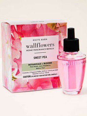 画像1: 【Bath&BodyWorks】Wallflowers詰替リフィル(2個入り)：スイートピー