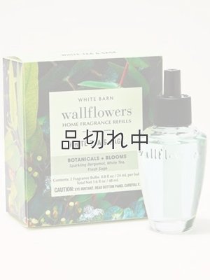 画像1: 【Bath&BodyWorks】Wallflowers詰替リフィル(2個入り)：ホワイトティー＆セージ