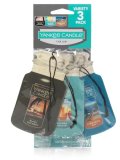 【YANKEE CANDLE/ヤンキーキャンドル】カージャー(ペーパーサシェ)3枚セット：ブラックココナッツ/バハマブリーズ/ターコイズスカイ