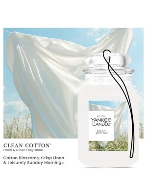 画像3: 【YANKEE CANDLE/ヤンキーキャンドル】カージャー(ペーパーサシェ)：クリーンコットン