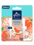 【glade】プラグインオイルリフィル(2個入)：ジューシーピーチ＆エルダーフラワー