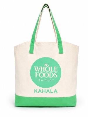 画像2: 【Whole Foods Market/ホールフーズマーケット】ハワイ限定☆エコバッグ：パイナップルトート(カハラ)