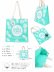 画像2: 【Whole Foods Market/ホールフーズマーケット】ハワイ限定☆エコバッグ：カハラブルーパイン (2)