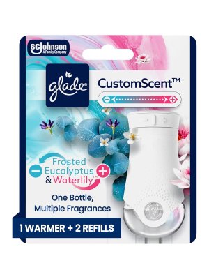 画像1: 【glade】プラグインオイル本体+リフィル2個セット：《CustomScent》フロステッドユーカリ＆ウォーターリリー