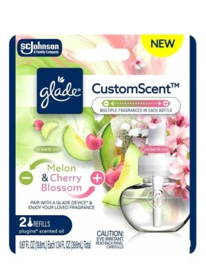 画像1: 【glade】プラグインオイルリフィル(2個入)：《CustomScent》メロン＆チェリーブロッサム