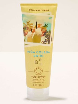 画像1: 【Bath&BodyWorks】ボディクリーム：ピニャコラーダスワール
