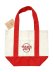 画像1: 【Trader Joe's/トレーダージョーズ】エコバッグ：ミニサイズキャンバストート レッド (1)