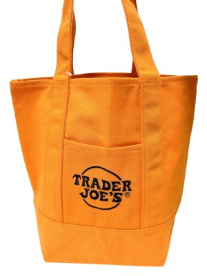 画像2: 【Trader Joe's/トレーダージョーズ】エコバッグ：ミニサイズキャンバストート オレンジ