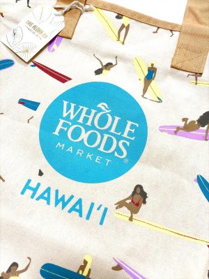 画像6: 【Whole Foods Market/ホールフーズマーケット】ハワイ限定☆ロープトート：サーフガール