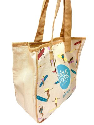 画像4: 【Whole Foods Market/ホールフーズマーケット】ハワイ限定☆ロープトート：サーフガール