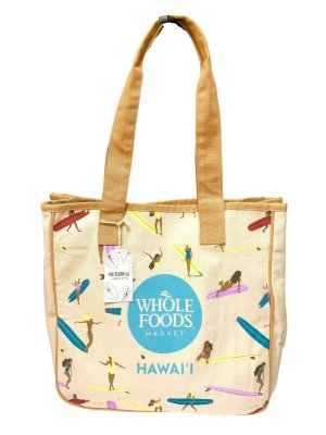 画像1: 【Whole Foods Market/ホールフーズマーケット】ハワイ限定☆ロープトート：サーフガール