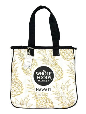画像1: 【Whole Foods Market/ホールフーズマーケット】ハワイ限定☆ロープトート：ブラック×パイナップル