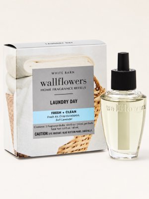 画像1: 【Bath&BodyWorks】Wallflowers詰替リフィル(2個入り)：ランドリーデイ
