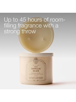 画像6: 【Bath&BodyWorks】3-wickキャンドル（14.5oz）：バニラビーン