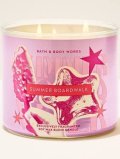 【Bath&BodyWorks】3-wickキャンドル（14.5oz）：サマーボードウォーク