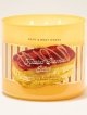 【Bath&BodyWorks】3-wickキャンドル（14.5oz）：トーステッドココナッツエクレア