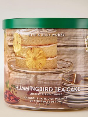 画像3: 【Bath&BodyWorks】3-wickキャンドル（14.5oz）：ハミングバードティーケーキ