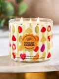 【Bath&BodyWorks】3-wickキャンドル（14.5oz）：グミキャンディー