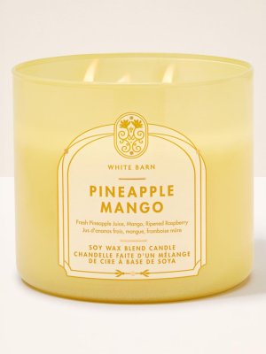 画像3: 【Bath&BodyWorks】3-wickキャンドル（14.5oz）：パイナップルマンゴー