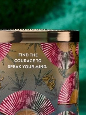 画像2: 【Bath&BodyWorks】《Disney Princessコラボ》3-wickキャンドル（14.5oz）：Mulan (ムーラン)