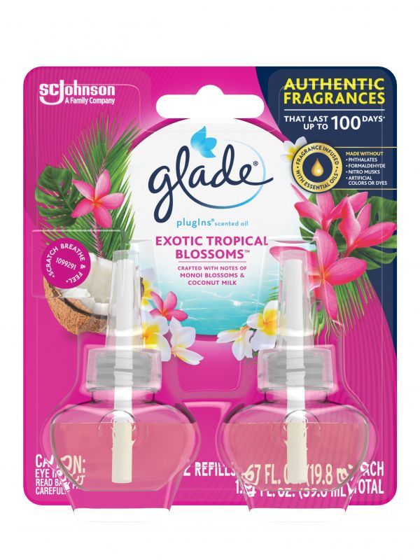 【glade】プラグインオイルリフィル(2個入)：エキゾチックトロピカルブロッサム