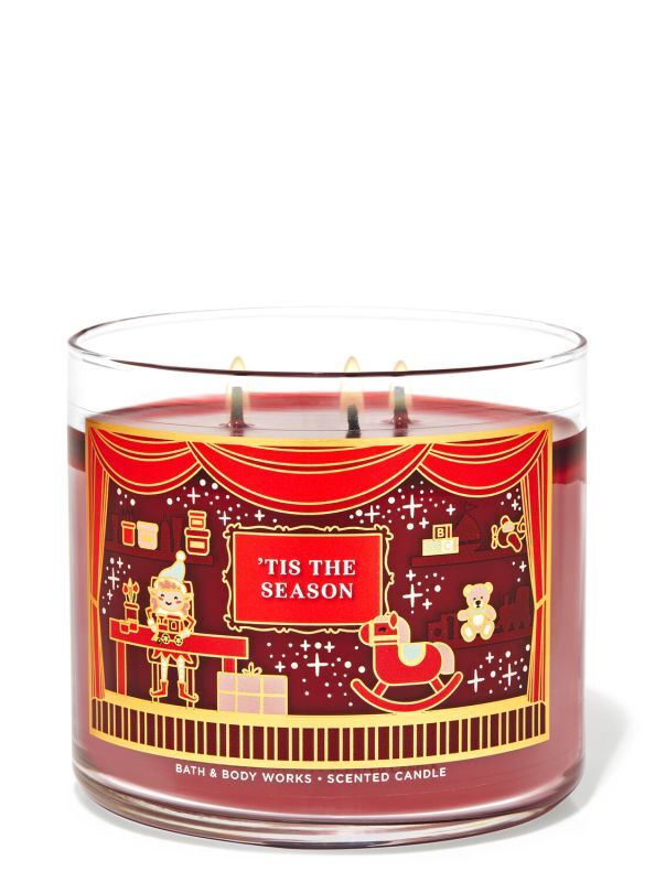 【Bath&BodyWorks】3-wickキャンドル（14.5oz）：Tis the Season