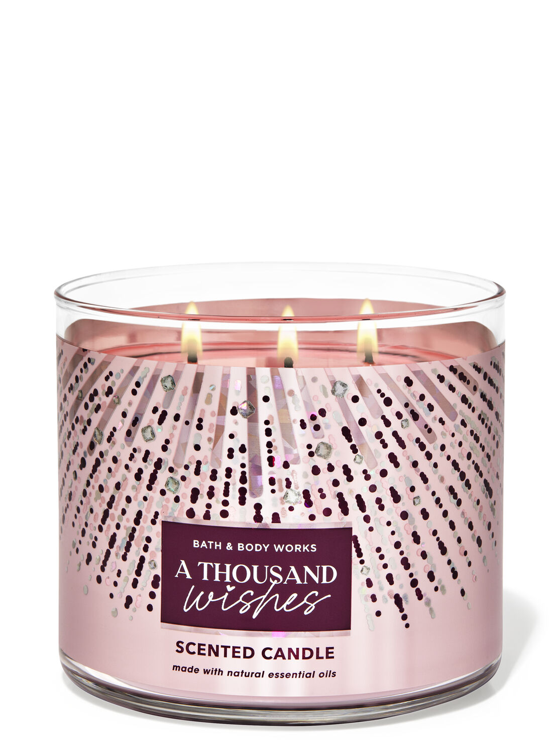 【Bath&BodyWorks】3wickキャンドル（14.5oz）：A Thousand Wishes ルームフレグランス専門店
