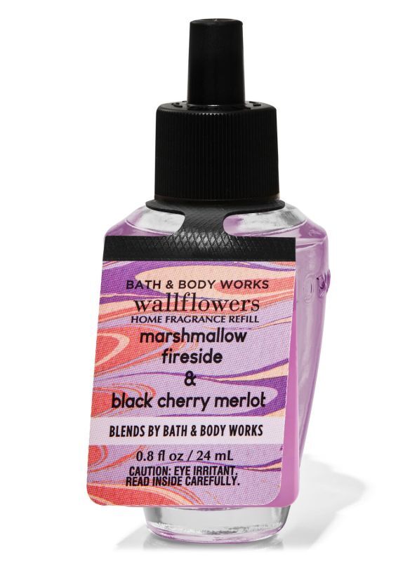 【Bath&BodyWorks】Wallflowers詰替リフィル：マシュマロファイヤーサイド＆ブラックチェリーメルロー