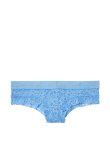 画像1: 【Victoria's Secret/ヴィクトリアシークレット】Script Logo Cheeky Panty ショーツ(XS)：ブルー