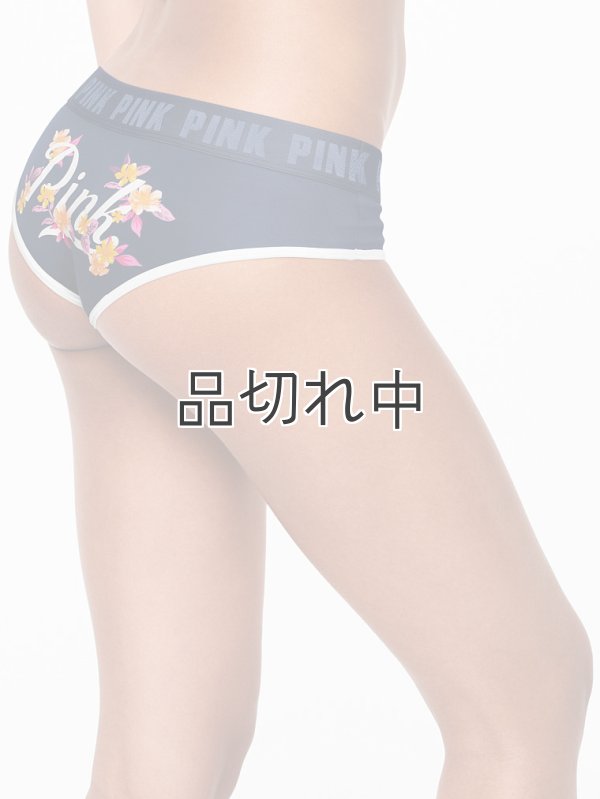 画像1: 【Victoria's Secret PINK/ヴィクトリアシークレットピンク】ショーツ Hipster (XS)：ネイビー/フラワー